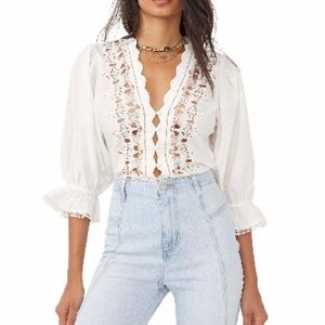 Free People Louella
Embroidered Blouse